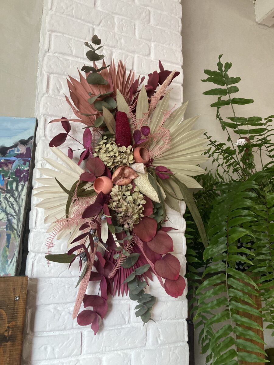 Cuadro flores rojas